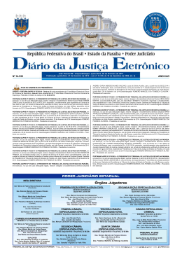 PODER JUDICI&Aacute;RIO ESTADUAL &Oacute;rg&atilde;os Julgadores