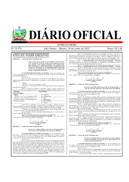 Di&aacute;rio Oficial 29.06.2013