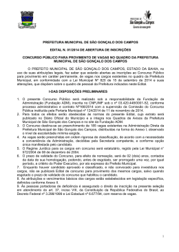PREFEITURA MUNICIPAL DE FEIRA DE SANTANA