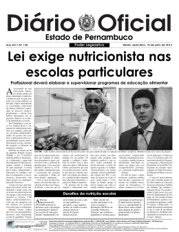 Lei exige nutricionista nas escolas particulares