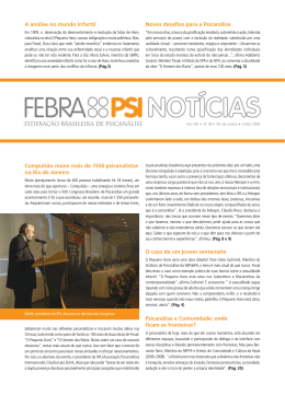 Febrapsi Not&iacute;cias 38 &ndash; Junho 2009