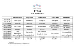Hor&aacute;rio 1&ordm; Ano 2015-16 - Externato Eduarda Maria