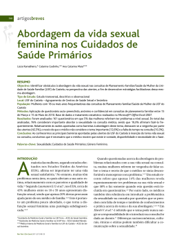 Imprimir este artigo - Revista Portuguesa de Medicina Geral e Familiar