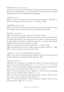FErrEIrA, MArIA ISAbEL roDrIGuES 2004 | A Normativa das Ordens