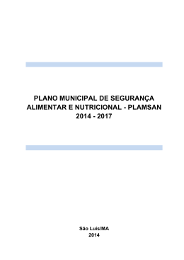 plano municipal de segurança alimentar e nutricional