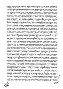 Aos doze dias do m&ecirc;s de fevereiro do ano de dois mil e catorze