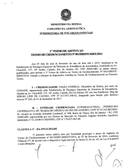 1&ordm; Termo Aditivo &ndash; Renova&ccedil;&atilde;o contratual - Unimed-Rio