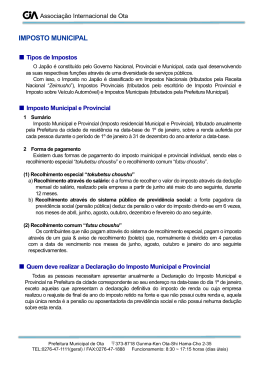 Impostos Municipais