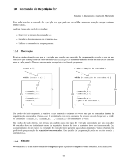 10 Comando de repeti&ccedil;&atilde;o - IME-USP