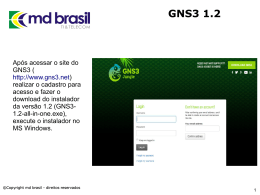 GNS3 1.2 - MD Brasil