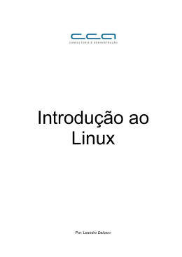 Introdu&ccedil;&atilde;o ao Linux