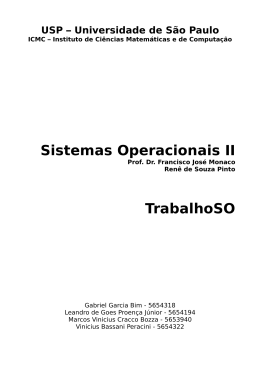 Sistemas Operacionais II TrabalhoSO