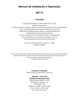 2&ordm; Manual Diebold Matricial IM 113