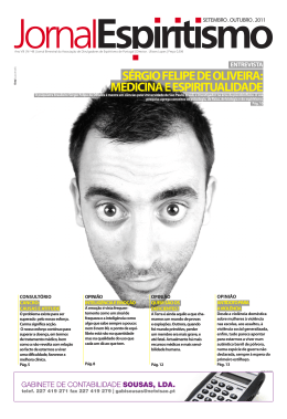 S&Eacute;RGIO FELIPE DE OLIVEIRA: MEDICINA E