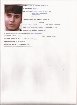 felipe de oliveira purificate nascimento: 29/08/1991