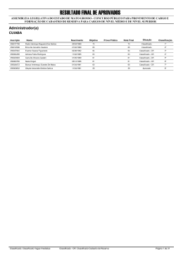 Resultado Final - N&iacute;vel Superior