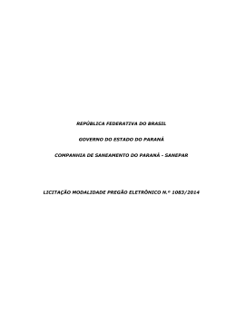 sanepar licita&ccedil;&atilde;o modalidade