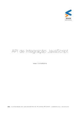 Integra&ccedil;&atilde;o Componente Javascript