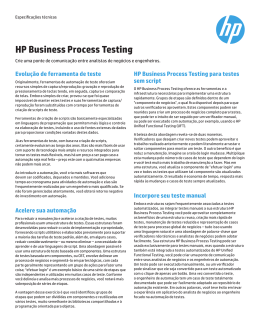 HP Business Process Testing