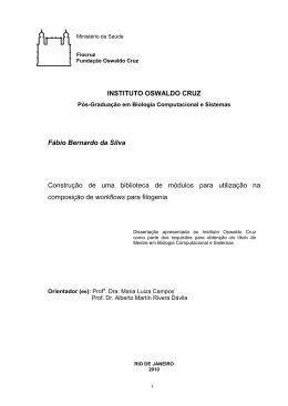 INSTITUTO OSWALDO CRUZ F&aacute;bio Bernardo da Silva Constru&ccedil;&atilde;o