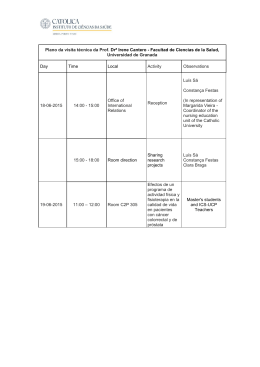 Visita Prof IreneCantero_UGR