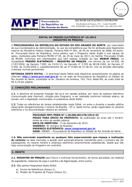 Preg&atilde;o 1013 - Material de Expediente (SRP)