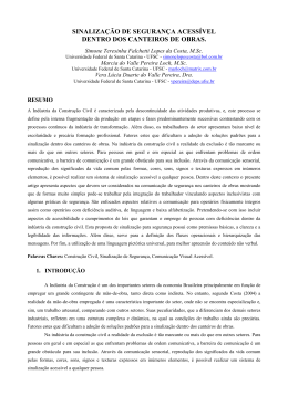 SINALIZA&Ccedil;&Atilde;O DE SEGURAN&Ccedil;A ACESS&Iacute;VEL DENTRO