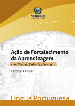 R e for&ccedil;o Escolar | L&Iacute;NGUA POR TUGUESA