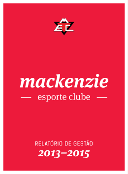 Diretoria 2013-2015 - MACKENZIE ESPORTE CLUBE
