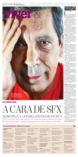 MARIO PRATA, A ESTRELA DE S&Atilde;O FRANCISCO