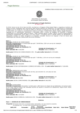Preg&atilde;o Eletr&ocirc;nico