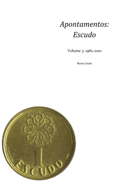 Apontamentos: Escudo - Fórum dos Numismatas