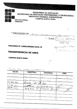 Transf. de Area_Santa Rosa_Parte I - Instituto Federal de Educação