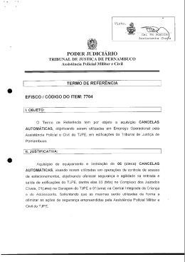 PODER JUDICIÁRIO - TJPE - Tribunal de Justiça de Pernambuco