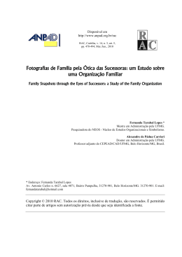 Fotografias de fam&iacute;lia pela &oacute;tica das sucessoras: um estudo sobre