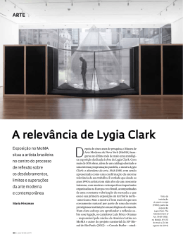 Arte A relevância de Lygia Clark