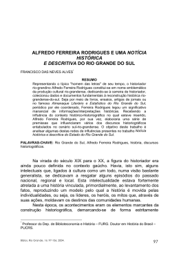 ALFREDO FERREIRA RODRIGUES E UMA NOT&Iacute;CIA