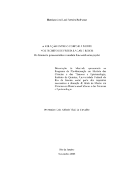 Henrique Jos&eacute; Leal Ferreira Rodrigues A RELA&Ccedil;&Atilde;O ENTRE O