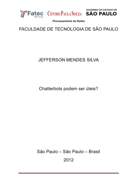 FACULDADE DE TECNOLOGIA DE SÃO PAULO