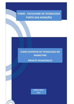 FAMO - FACULDADE DE TECNOLOGIA PORTO DAS MON&Ccedil;&Otilde;ES