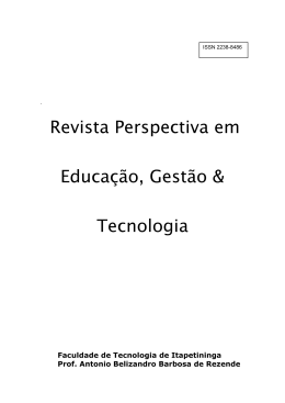 Faculdade de Tecnologia de Itapetininga Prof