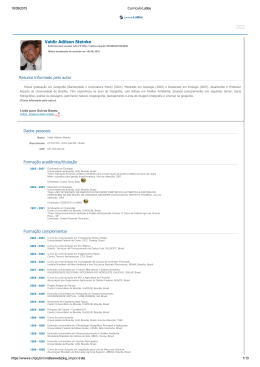 Valdir Adilson Steinke - Associa&ccedil;&atilde;o Brasileira de Recursos H&iacute;dricos