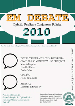 Edi&ccedil;&atilde;o Julho 2010