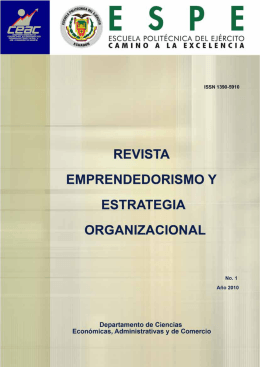 Revista Emprendedorismo y Estrategia Organizacional