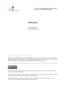 Bibliograf&iacute;a - SciELO Livros