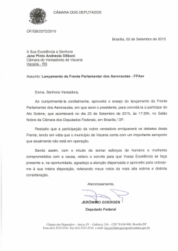 Acesse o texto completo aqui - C&acirc;mara Municipal de Vacaria/RS