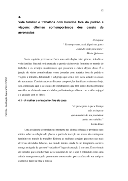 4. Vida familiar e trabalhos com hor&aacute;rios fora do padr&atilde;o e