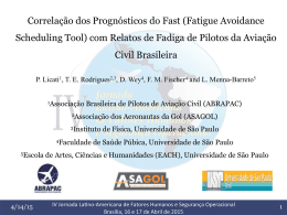 Correla&ccedil;&atilde;o dos Progn&oacute;sticos do Fast - IV Jornada Latino