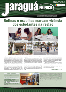 Rotinas e escolhas marcam viv&ecirc;ncia dos