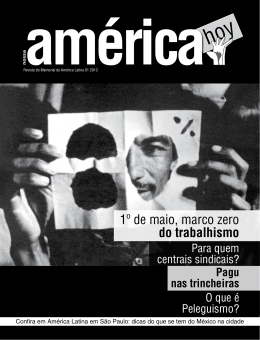 1&ordm; de maio, marco zero do trabalhismo